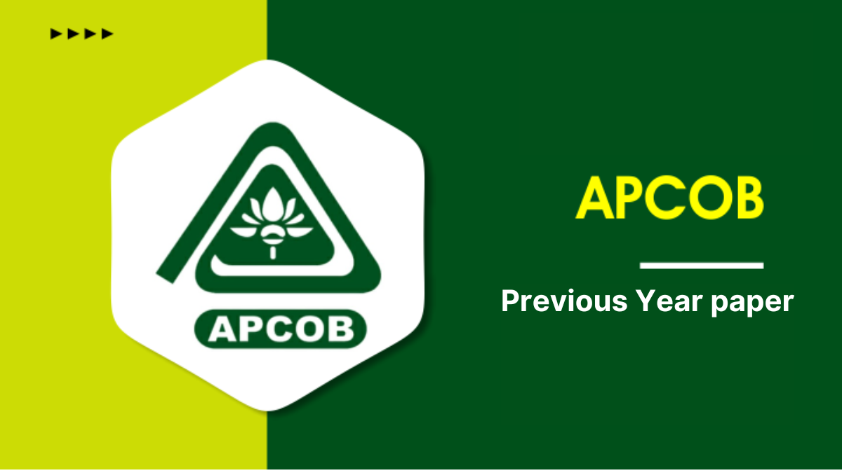 APCOB Previous Year paper