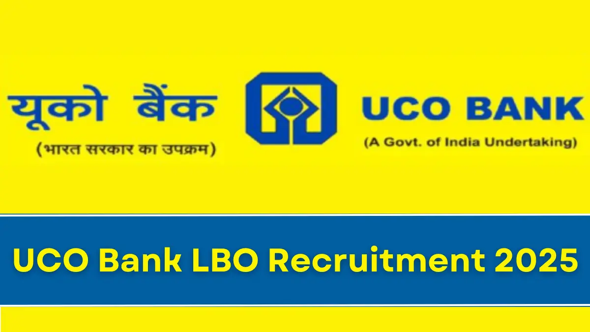 UCO Bank LBO Recruitment 2025