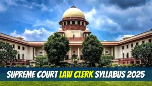 Supreme Court Law Clerk Syllabus