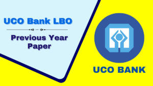 UCO Bank LBO Previous Year Paper