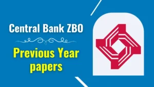 Central Bank ZBO Previous Year Paper