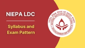 NIEPA LDC Syllabus 2025