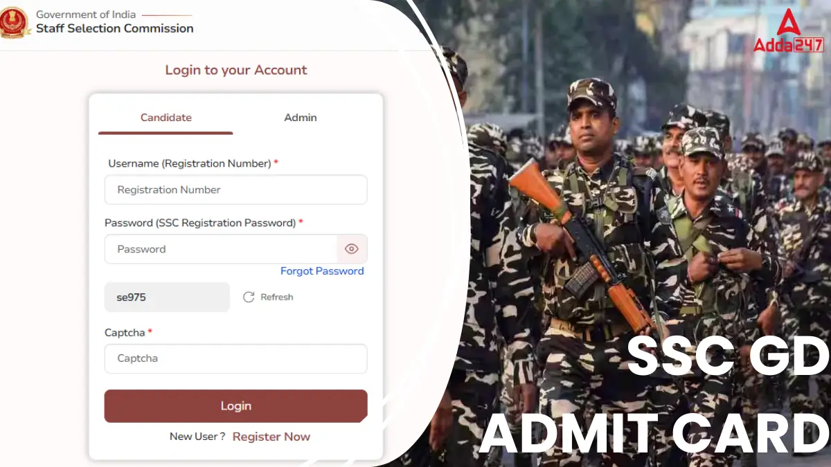 SSC GD Admit Card 2025 Out, Direct Link to Download Hall Ticket