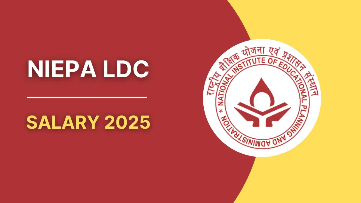 NIEPA LDC Salary 2025