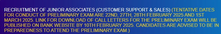 SBI Clerk Exam Date 2025