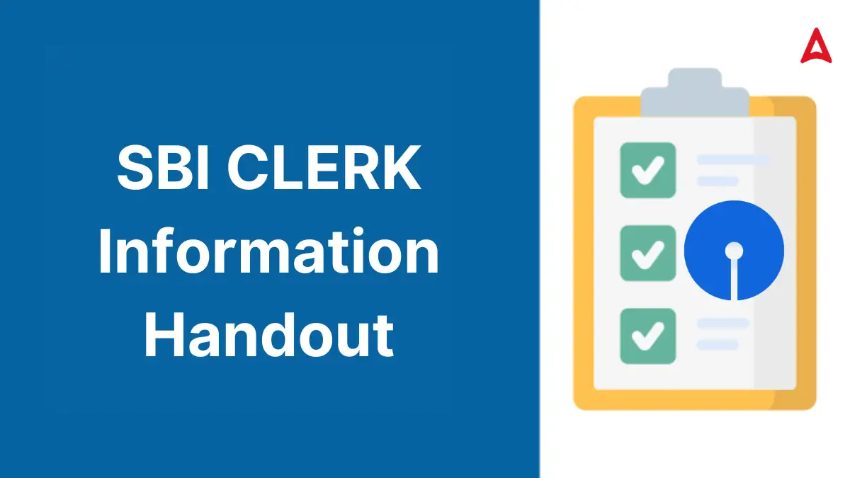 SBI Clerk Information Handout 2025