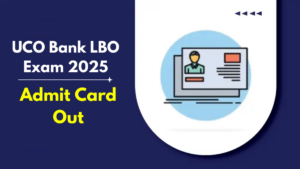 UCO Bank LBO Admit Card