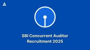 SBI Concurrent Auditor Recruitment 2025