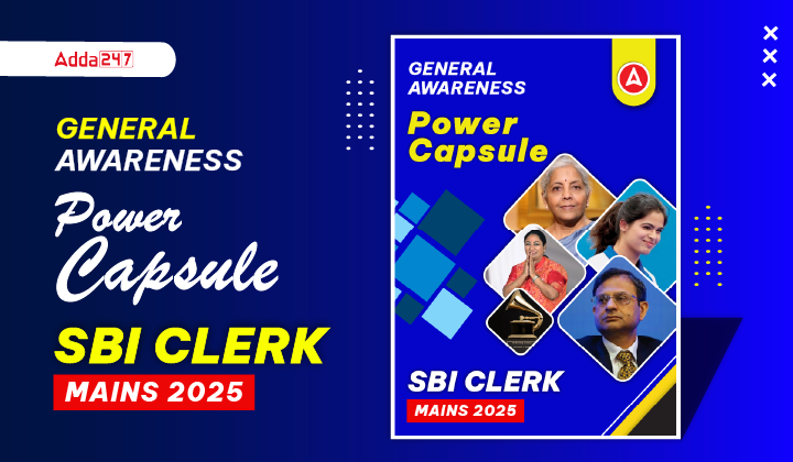 GA CAPSULE for SBI CLERK MAINS 2025