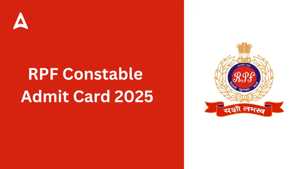 RPF Constable Admit Card 2025