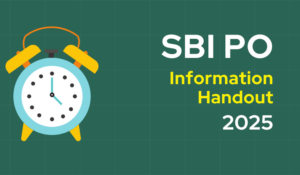 SBI PO Information Handout 2025