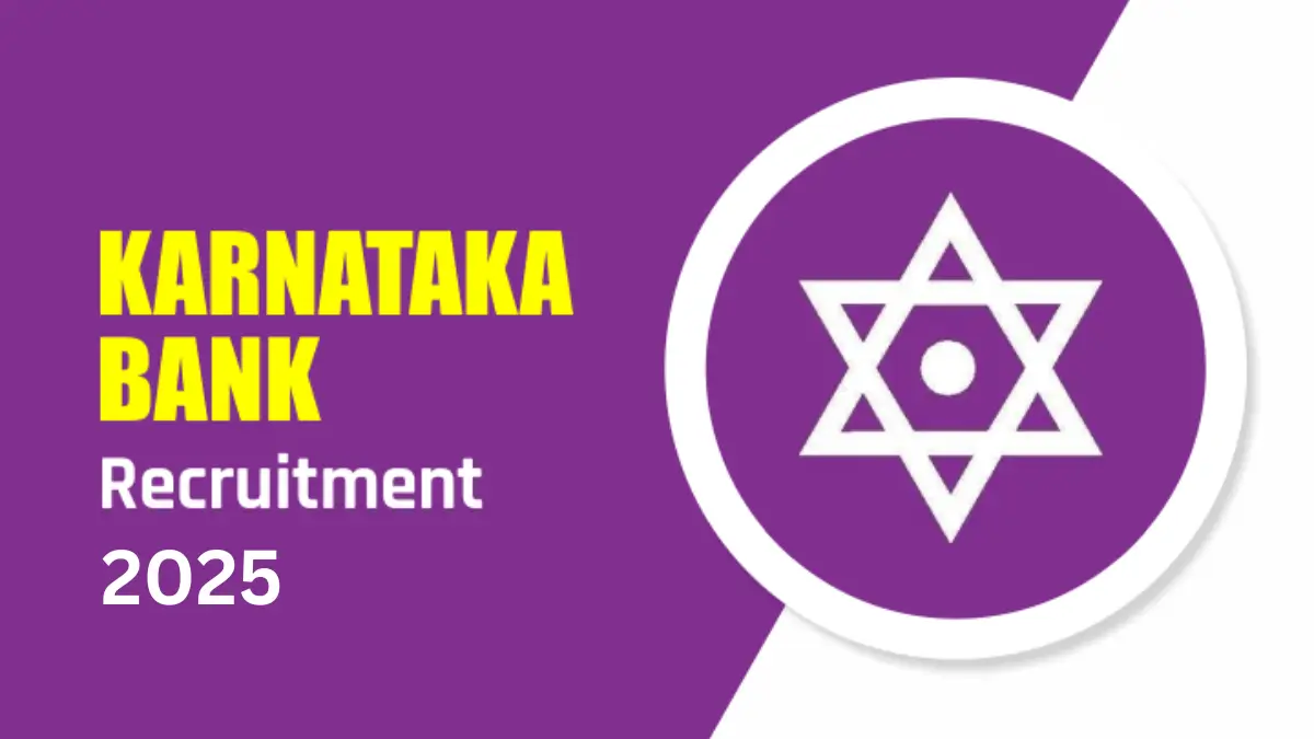 Karnataka Bank SO Recruitment 2025