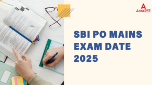 SBI PO Mains Exam Date 2025